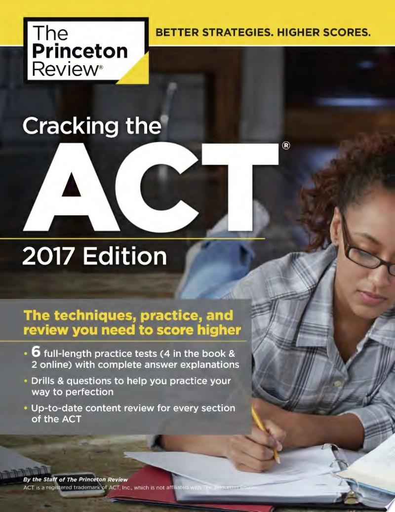 Image for "Cracking the ACT with 6 Practice Tests, 2017 Edition"