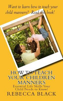 Image for "How to Teach Your Children Manners"