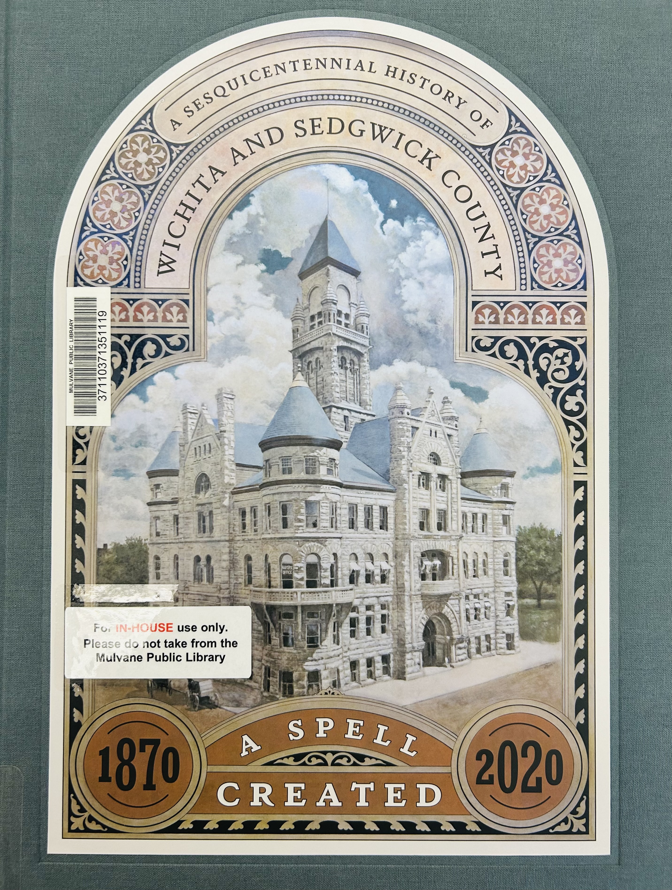 Book cover for "A Spell Created"--Wichita Historical Museum 