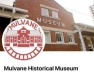 Brick Mulvane Historical Museum and Mulvane round logo