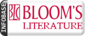 Bloom's Literature Infobase logo red on white