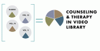 Counseling & Therapy in Video logo pie chart