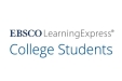 EBSCO Learning express college students blue text logo
