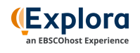 Explora logo hot air balloon rising