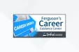 Ferguson's Career Center logo blue arrow