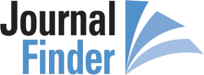 Journal Finder logo blue and black