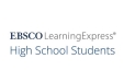 EBSCO Learning express high school resources blue text logo