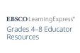 EBSCO Learning express educator resources blue text logo