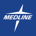Medline star logo blue and white