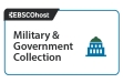 EBSCOhost logo green and blue state building 