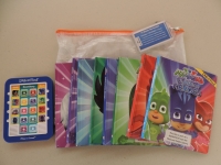 MeReader sounds tablet with 6 books