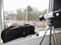 Travel telescope and carrying case