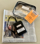 Newspaper, hard drive