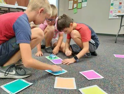 Coding with Steve, kids learning how to code robots