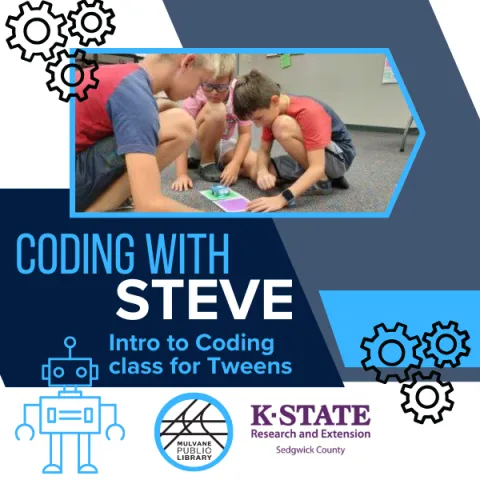 Coding with Steve, kids learning how to code robots